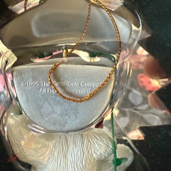 Coca Cola Polar Bear Collection Vintage 1995 Ornament Bottle Opener - Picture 4 of 8